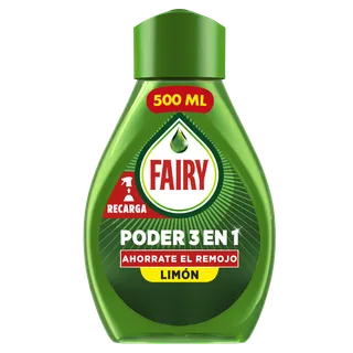 Detergente Loiça Spray Recarga Limão 3 em 1 Fairy