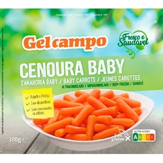 Cenoura Baby embalagem 300 g - Gelcampo