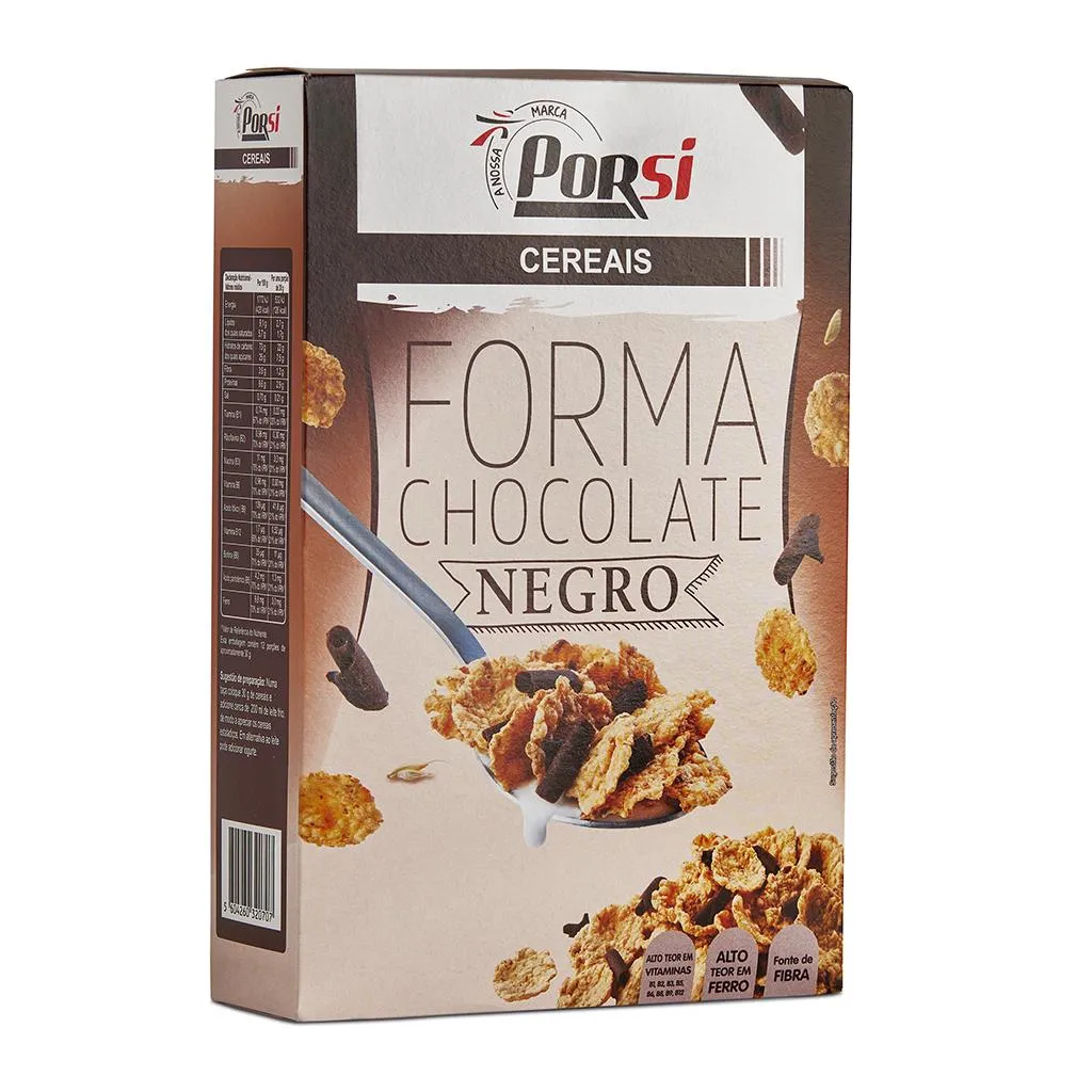 Cereais Forma Chocolate Negro 375g