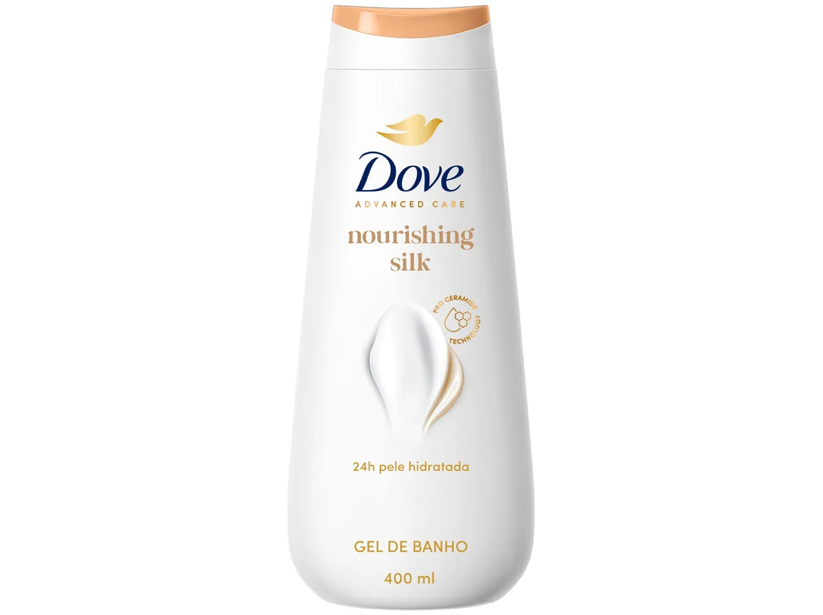 Gel banho DOVE advanced nourishing silk 400 ml