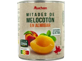 Pêssego em calda Auchan metades 840 (480)g