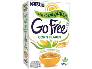 Cereais Nestlé corn flakes go free sem glúten 375 g