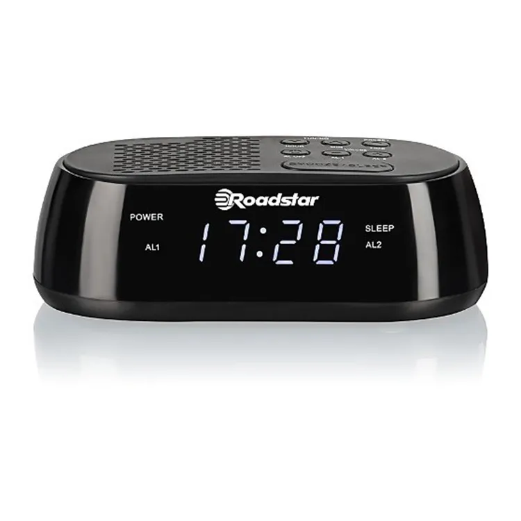RÁDIO RELÓGIO ROADSTAR CLR 2477BK