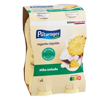 Iogurte Líquido Piña Colada 4x160g Páturages
