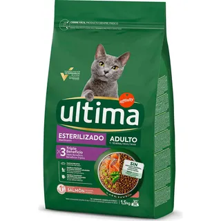 Ração para Gato Esterilizado Salmão, emb. 1,5 kg Affinity Ultima