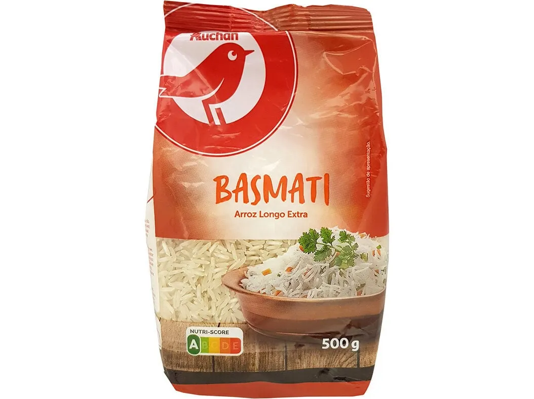 Arroz basmati Auchan extra longo 500 g