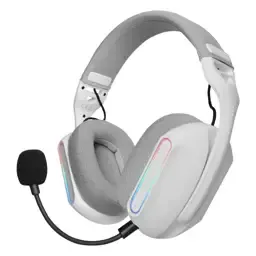 Headset Mars Gaming MHW-PRO ARGB Wireless/Bluetooth 7.1 Surround Branco