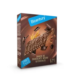 Barras de Chocolate Negro e Cereais Bicentury