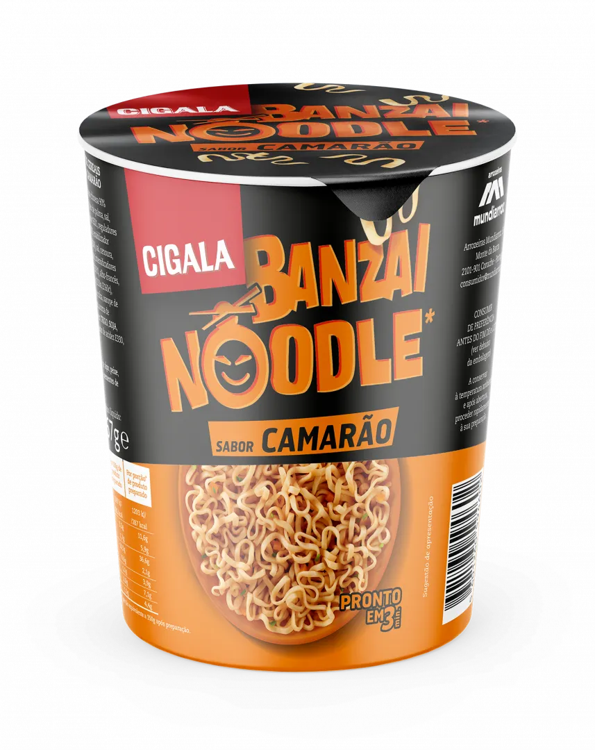 Noodles Banzai Sabor a Camarão