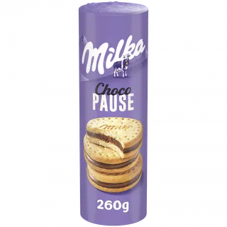 Bolachas Recheadas Choco Pause Milka