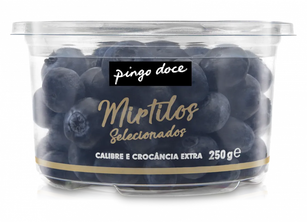 Mirtilos Selecionados Embalados