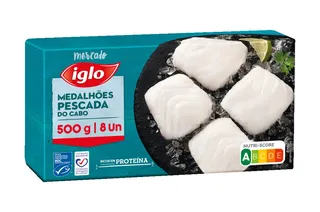 Medalhões de Pescada Congelados Iglo