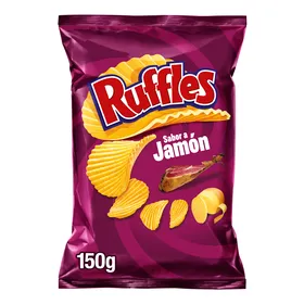 Batata Frita Ondulada Sabor a Presunto Ruffles