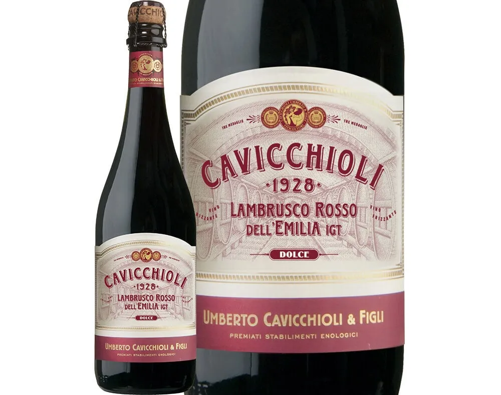 Vinho tinto Cavicchioli lambrusco 0,75 L