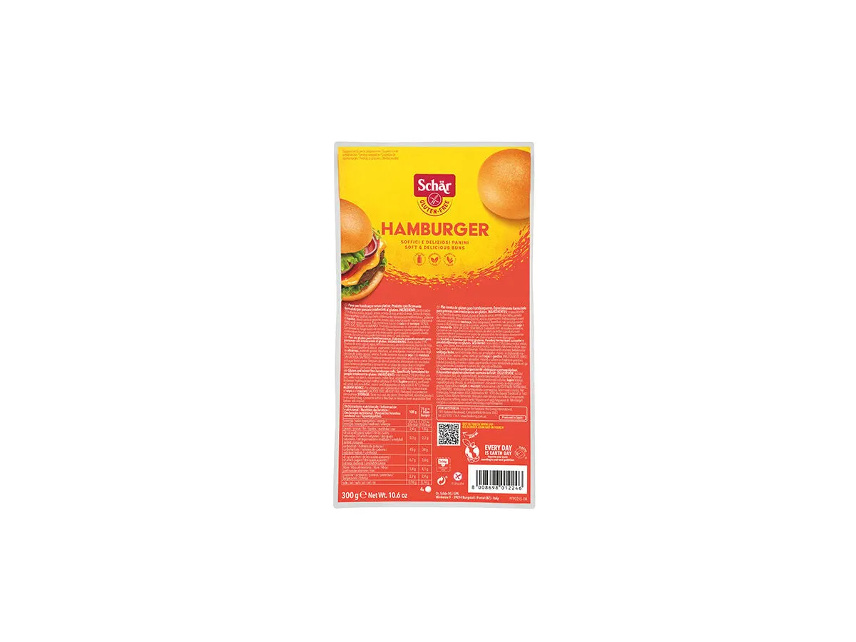 Pão Schar hamburguer sem glúten 300 g