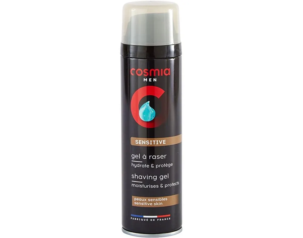 Gel Cosmia MEN barbear peles sensíveis 200 ml