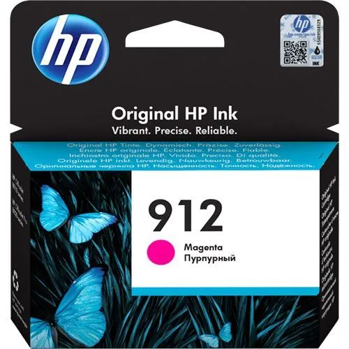 Tinteiro HP Original 912 - Magenta - 3YL78AE - Elegível para o HP Instant Ink