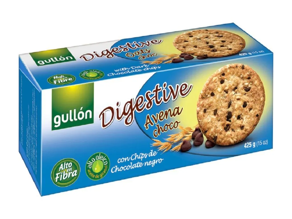 Bolacha Gullon digestive aveia chocolate 425 g