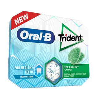 Pastilhas Elásticas Oral-B Spearmint Trident