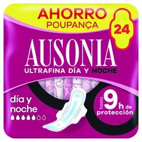 Pensos Higiénicos Ultrafina Noite com Abas Ausonia