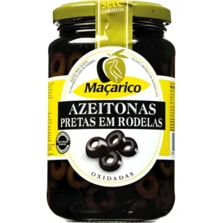 Azeitonas Pretas em Rodelas 345 g - Maçarico