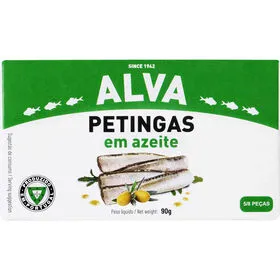 Petinga em Azeite Alva