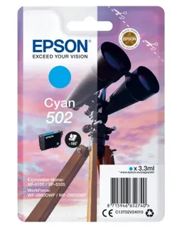 Tinteiro EPSON 502 Ciano - XP-51xx, WF-286x
