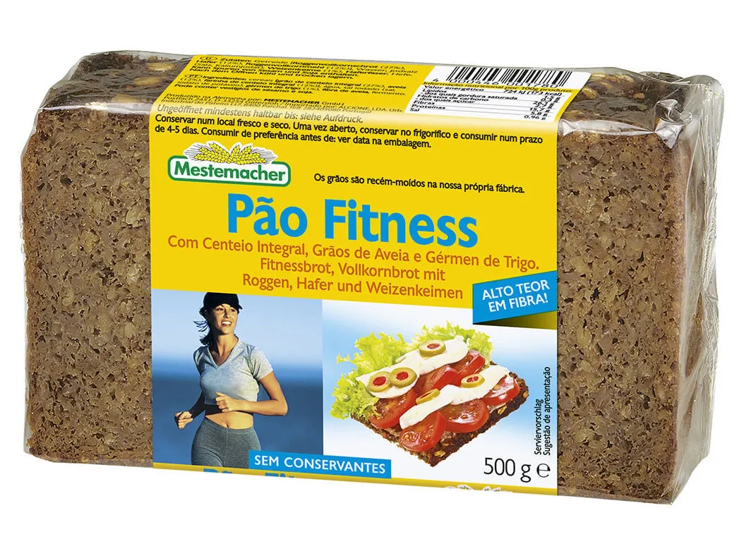 Pão Mestemacher de dieta fitness 500 g