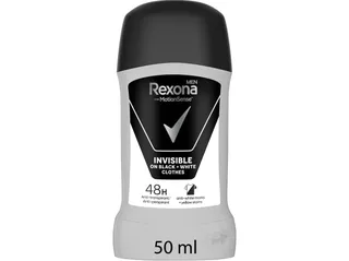 Desodorizante stick Rexona MEN invisible b+w 50 ml