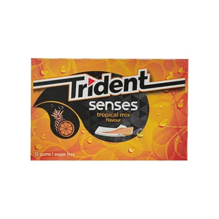 Pastilhas Elásticas Senses Tropical Mix Trident