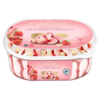 Gelado Morango e Merengue Les Desserts Carte D'Or