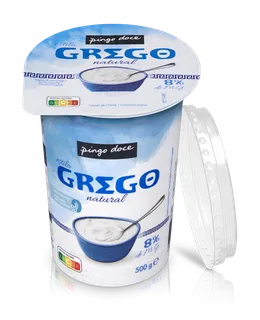 Iogurte Grego Natural Pingo Doce