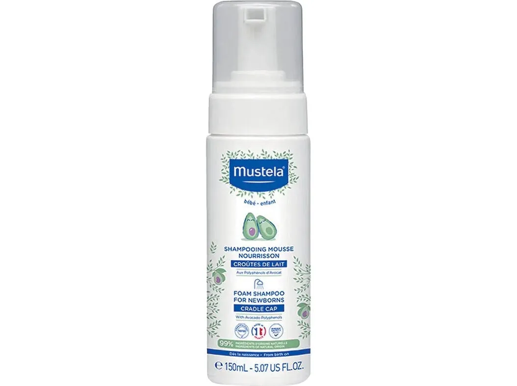 Champô espuma Mustela recém-nascido 150 ml