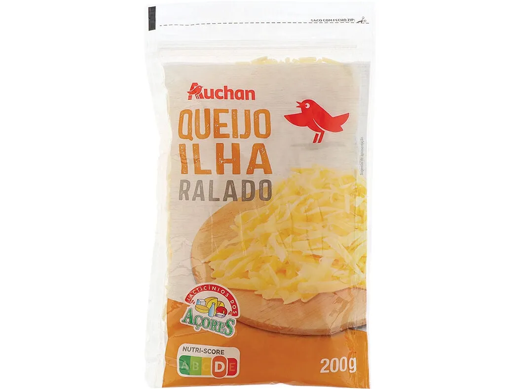 Queijo da ilha Auchan ralado 200 g