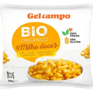 Milho Doce Bio embalagem 300 g - Gelcampo