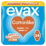 Pensos Higiénicos Cottonlike Super com Abas