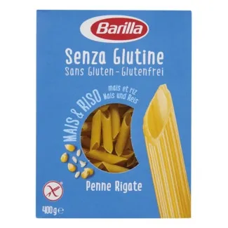 Massa Penne Rigate sem Glúten embalagem 400 g - Barilla