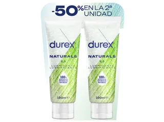 Lubrificantes Durex pack naturals 2 x 100 ml
