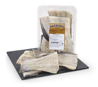Rabos de Bacalhau Embalagem Nossa Peixaria