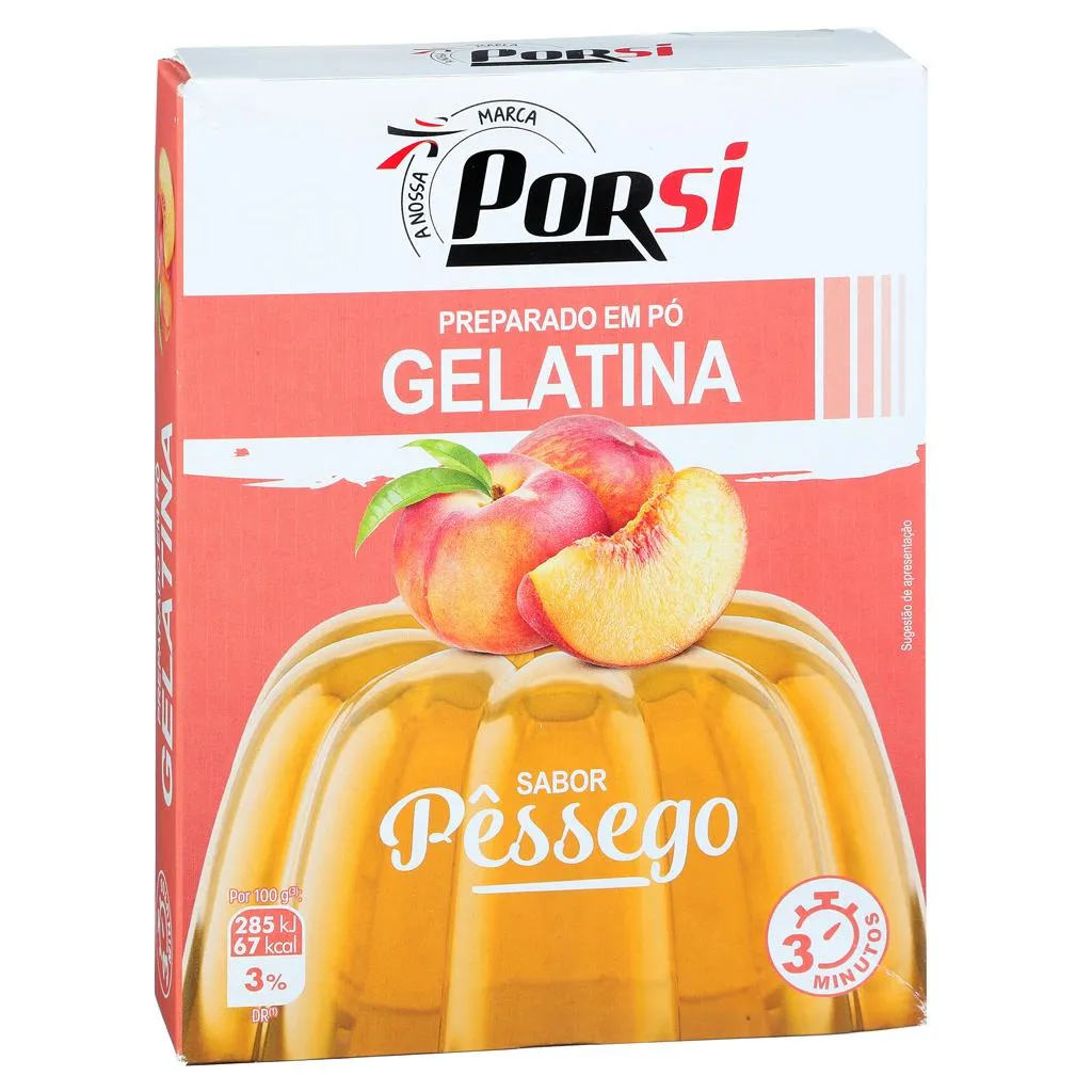 Gelatina Pêssego 2 X 85G
