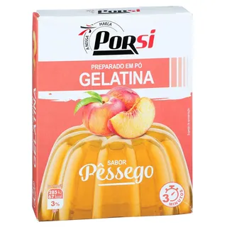 Gelatina Pêssego 2 X 85G PorSi