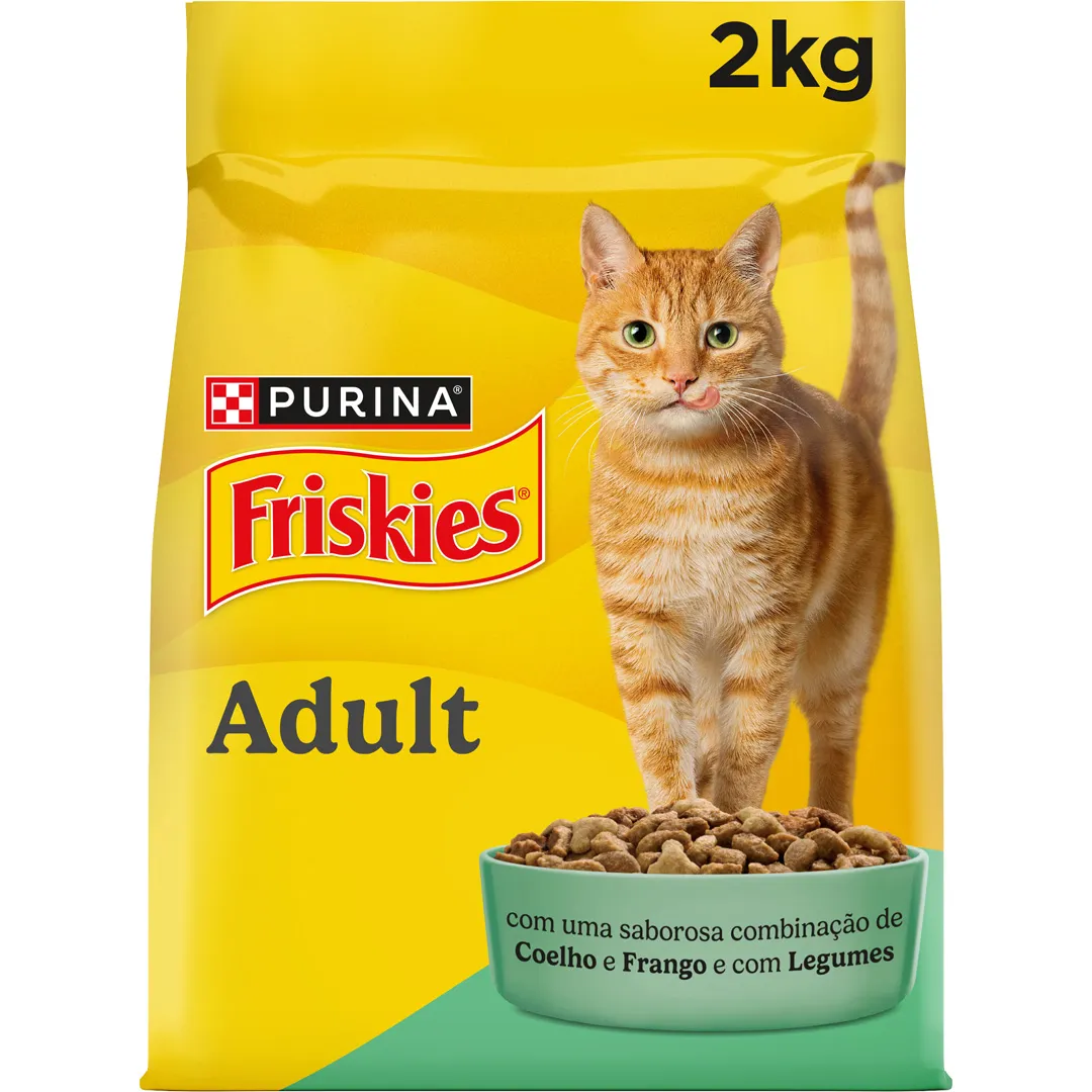Comida Seca para Gato com Coelho e Frango