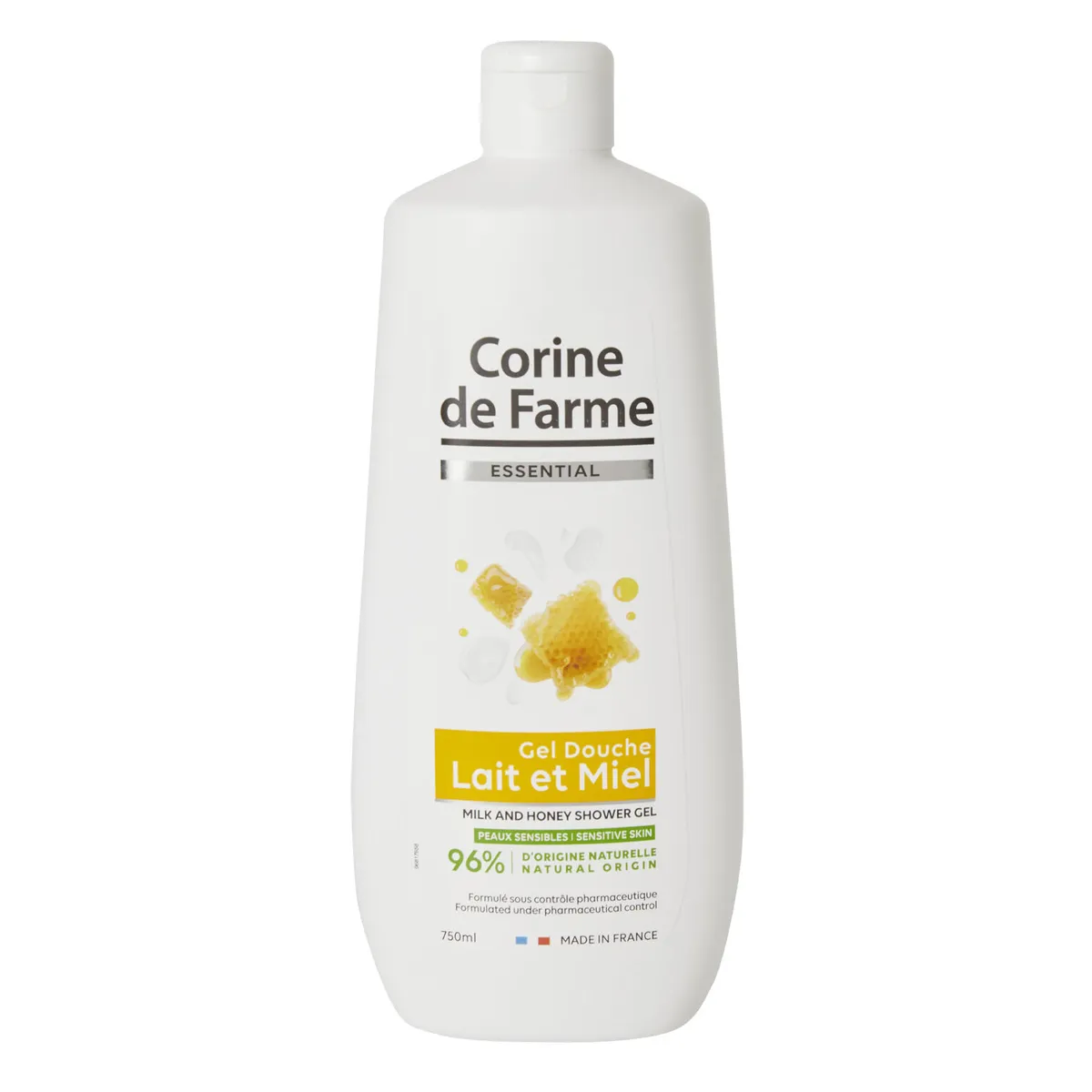 Gel banho Corine DE Farme leite e mel 750 ml