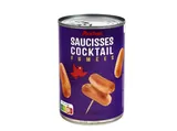 Salsichas Auchan cocktail lata 400(240)g