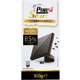 Tablete de chocolate negro 85% cacau PorSi Select