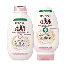Conjunto Champô e Condicionador Delicadeza de Aveia Garnier Ultra Suave