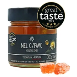 Mel com Favo embalagem 300 g - Melmequer