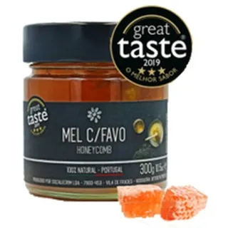 Mel com Favo embalagem 300 g - Melmequer