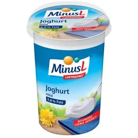 Iogurte Natural sem Lactose Minus L