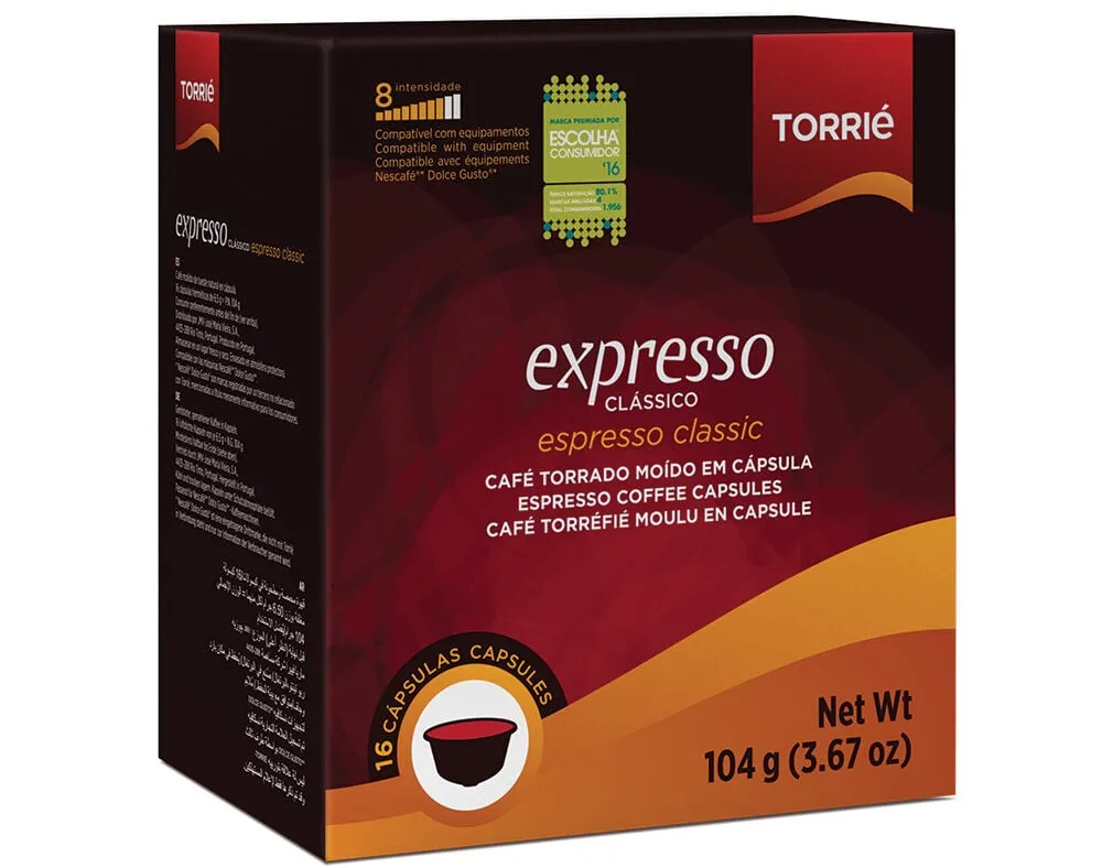Cápsulas Torrié café expresso dolce gusto 16un